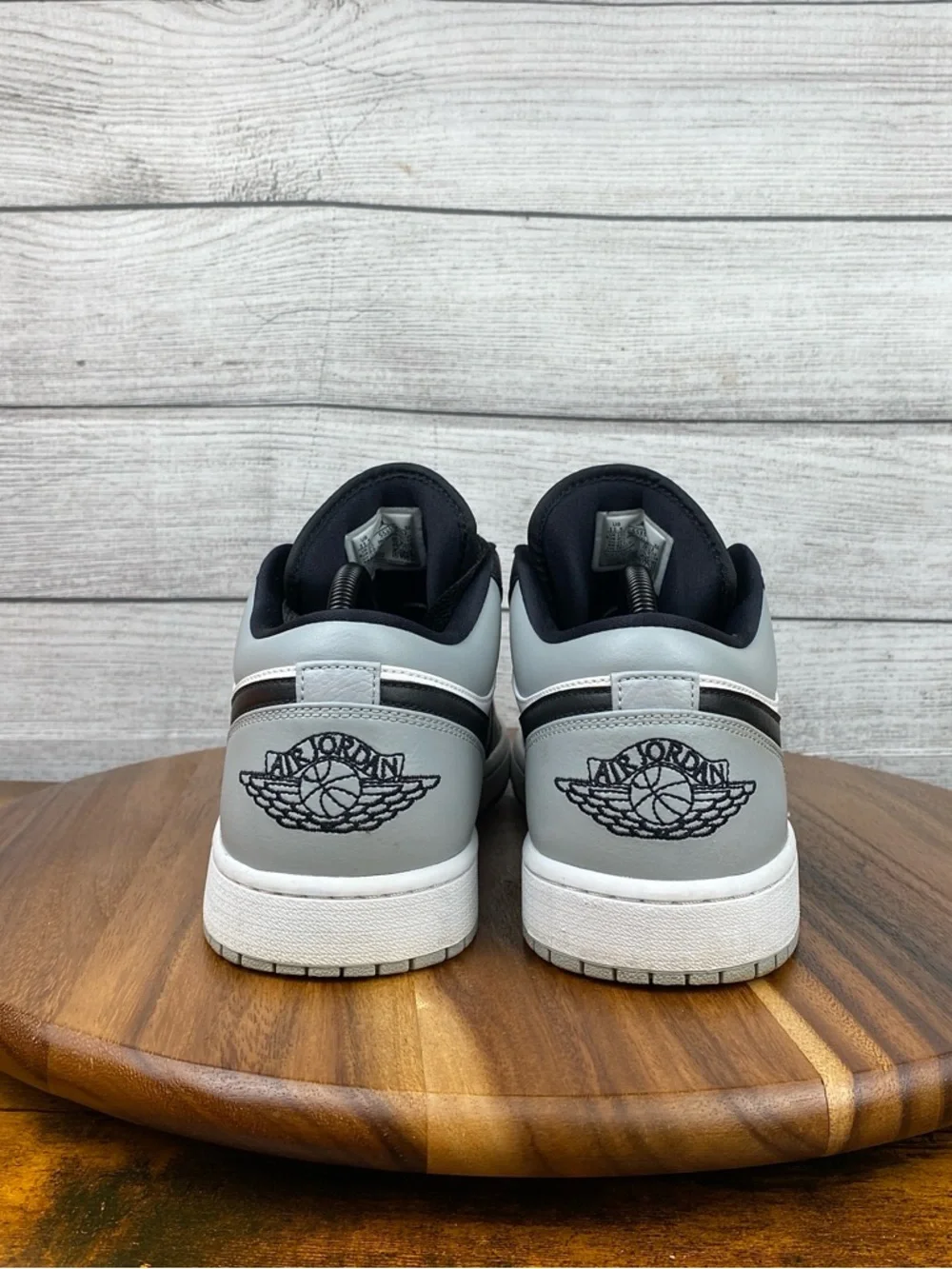 Nike Air Jordan 1 Low Shadow Toe Black Grey Shoes 553558-052 Men’s Size 11.5 - Picture 6 of 12